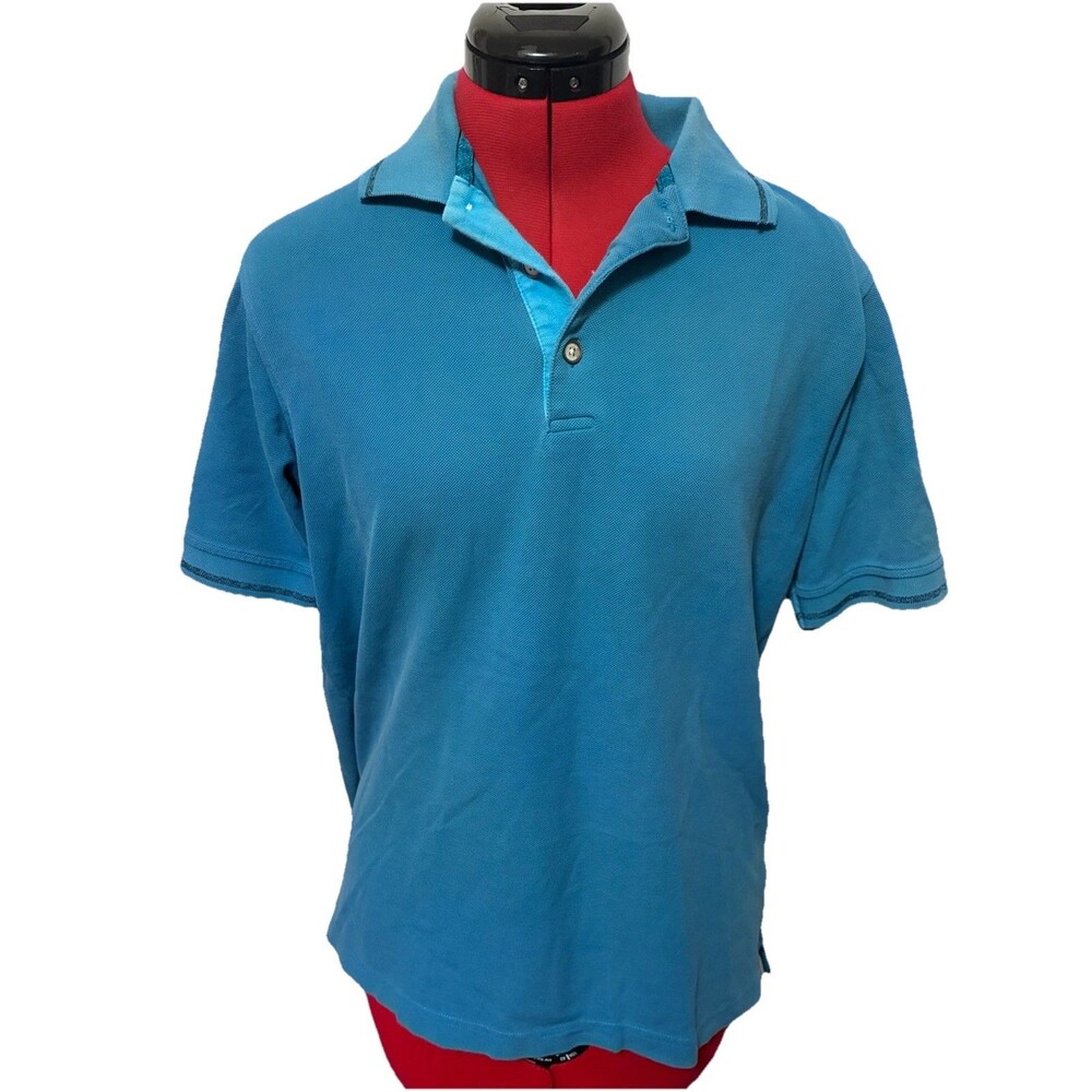 Robert Graham Teal Blue Men's Polo